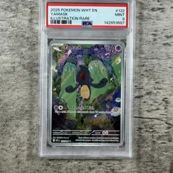 2025 Pokemon White Flare #122 Yamask Illustration Rare PSA 9 MINT Trusted Seller - Image 1