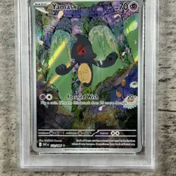 2025 Pokemon White Flare #122 Yamask Illustration Rare PSA 9 MINT Trusted Seller - Image 3