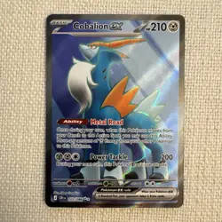 Cobalion ex Full Art Rare 103/086 Chaos Rising Pokemon TCG NM - Image 1