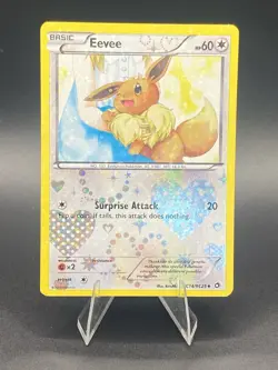 Eevee Holo #RC14 Pokemon Legendary Treasures 2013 TCG - Image 1