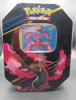 2023 Pokemon Crown Zenith Galarian Moltres Tin SEALED - Image 1