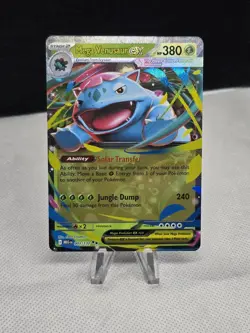 2025 Pokemon Mega Evolutions MEGA VENUSAUR EX 003/132 Double Rare - Image 1