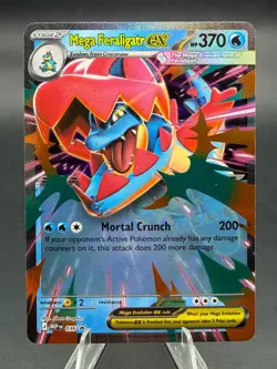 Mega Feraligatr ex 036 Holo Promo ME: Mega Evolution Promo Pokemon Near Mint - Image 1