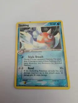 Pokemon TCG Seaking EX Deoxys 24/107 Regular Rare HP - Image 1