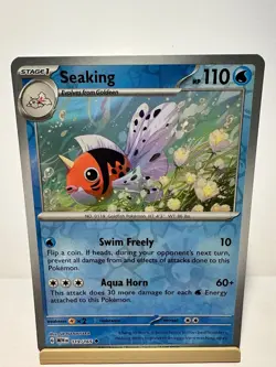 Seaking 119/165 Uncommon 151 Pokemon Reverse Holo Near Mint - Image 1