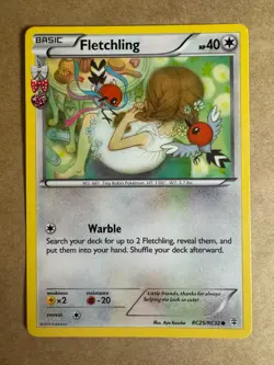 Fletchling RC25/RC32 Generations Radiant Collection Pokemon Card Lightly Played - Image 1