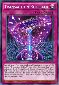 Transaction Rollback RA04-EN105 1st ED Yu-Gi-Oh! ULTRA RARE - Image 1