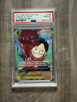 2024 One Piece 500 Years in the Future OP07-109 Monkey D Luffy PSA 10 - Image 1