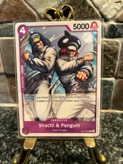 Shachi & Penguin (Reprint) ST10-008 Premium Booster The Best-Vol. 2 One Piece NM - Image 1