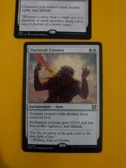True Conviction & Daybreak Coronet. Enchantment MTG 2 Card. - Image 2
