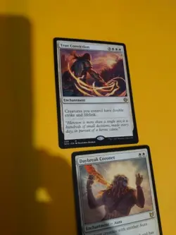 True Conviction & Daybreak Coronet. Enchantment MTG 2 Card. - Image 4