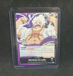 Bandai One Piece CCG Monkey D. Luffy OP09-061 Leader Alt Art Holo EN - Image 1