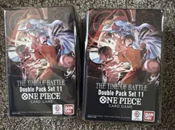 (Lot of 2) One Piece op-16 Double Pack Set Vol 11 Factory Sealed - Image 1