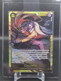 Crocodile OP14-120 (SEC) THE AZURE SEA'S SEVEN English One Piece TCG - Image 1
