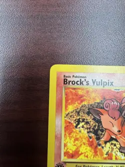 Pokemon Card - Brock's Vulpix 1st Edition Gym Challenge 37/132 LP - Image 3