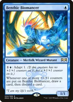 Benthic Biomancer NM #32 Ravnica Allegiance MTG - Image 1