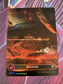 Mountain (0265) (Borderless Foil) Edge of Eternities MTG - Image 1