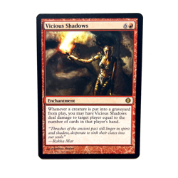 Vicious Shadows NM Shards of Alara Rare MTG See Photos Magic the Gathering - Image 1