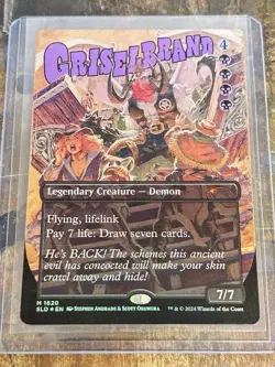 Griselbrand Secret Lair Borderless Foil LP MTG Magic the Gathering - Image 1