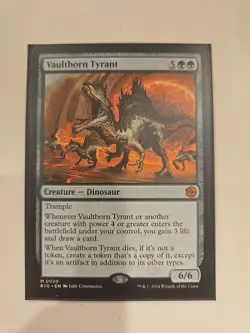 MTG Vaultborn Tyrant Outlaws of Thunder Junction: the Big Score Regular - Image 1