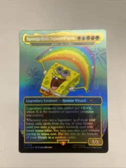 Magic The Gathering Spongebob Squarepants Foil Sscret Lair - Image 1