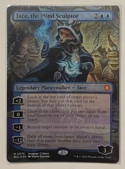 Jace, the Mind Sculptor Borderless Foil -Mythic- Commander: Bloomburrow MTG - Image 1