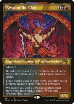 Rivaz of the Claw Showcase Foil - Dominaria United MTG-NM - Image 1