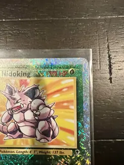 2002 Legendary Collection Nidoking 31/110 Reverse Holo Rare Pokemon TCG Vintage - Image 3