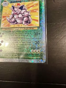 2002 Legendary Collection Nidoking 31/110 Reverse Holo Rare Pokemon TCG Vintage - Image 4