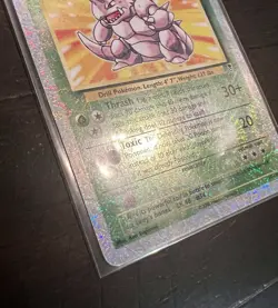 2002 Legendary Collection Nidoking 31/110 Reverse Holo Rare Pokemon TCG Vintage - Image 5