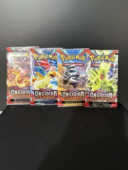 Pokemon Obsidian Flames Sealed Booster Packs (X4) - Full Art Set - New & Sealed - Image 2