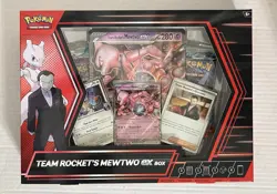 Destined Rivals Pokemon TCG Team Rockets Mewtwo EX Box Sealed - Image 1