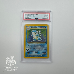 Blastoise #2/130 - PSA 8 - Pokemon TCG | Base Set 2 II HOLO - Image 1