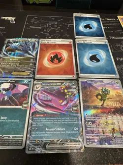 Teal Mask Ogerpon 123 Team Rockets Crobat Ex 122 Kingdra Ex 73 Tcg Pokemon Nm - Image 2