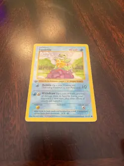 Vintage Pokemon - Squirtle 63/102 - 1st Edition Shadowless - Base Set - HP - Image 2