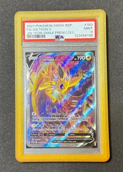 Pokemon Jolteon V SWSH183 Black Star Promo PSA 9 - MINT - See Description - Image 1