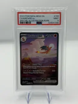 Charizard EX 2023 Pokemon Scarlet & Violet 151 PSA 9 Special Illustration Rare - Image 1