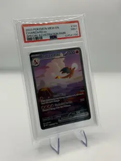 Charizard EX 2023 Pokemon Scarlet & Violet 151 PSA 9 Special Illustration Rare - Image 4