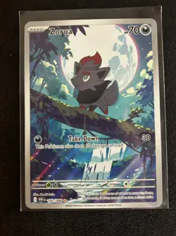 Zorua 142/086 Illustration Rare - Pokemon TCG White Flare - (Pack Fresh) NM+/M - Image 2