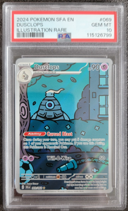 Dusclops 069/064 Sv: Shrouded Fable Holo EN PSA 10 pokemon - Image 1