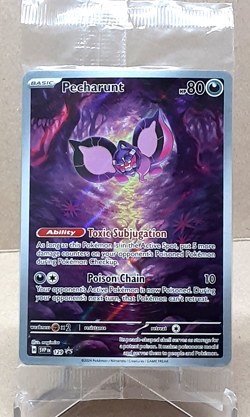 Pecharunt SVP 129 - SEALED - Shrouded Fable Illustration Rare PROMO Pokemon NM - Image 1