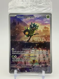SEALED Teal Mask Ogerpon SVP 123 Twilight Masquerade ETB Promo Pokemon TCG - Image 1