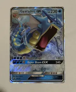 Gyarados GX Black Star Promo SM212 Full Art Rare Pokemon TCG **MINT** - Image 1
