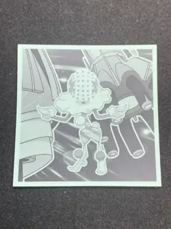 Blacephalon No.24 Pokemon Sun & Moon Wafer Sticker Japanese Holo LOTTE Nintendo - Image 2