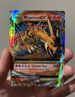 M Charizard EX Ultra Rare Full Art Holo 101/108 Evolutions EN 220HP 2016 - Image 1