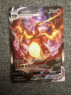 Pokemon TCG Charizard VMAX SWSH261 Black Star Promo Holo - CLEAN - Image 1