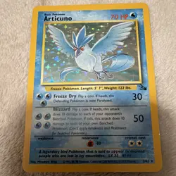 Wizards of the Coast Pokemon TCG Articuno 2/62 Fossil Holo Rare Unlimited 70 HP - Image 2