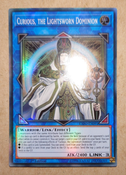 Yu-Gi-Oh! Curious, the Lightsworn Dominion Exfo-En091 Extreme Force 1st Edition - Image 1