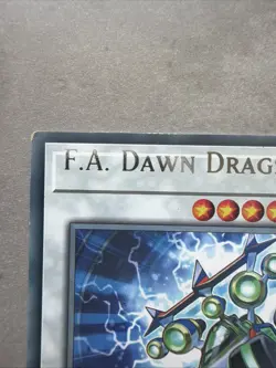 Yugioh F.a. Dawn Dragster Misprint Name Shift Lp - Image 2