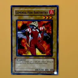 Yugioh: Elemental Hero Burstinatrix - EHC1-EN002 Limited Edition Secret Rare MP - Image 1
